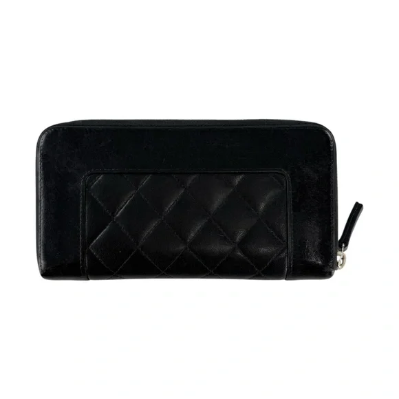 CHANEL Authentic Mademoiselle Black Quilted Wallet - Picture 2 of 9
